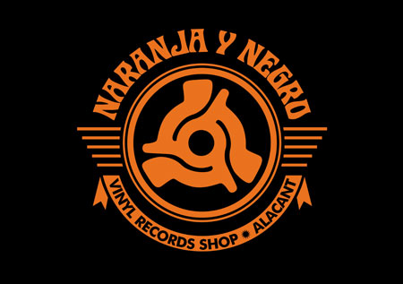 Naranja y Negro Record Shop logo