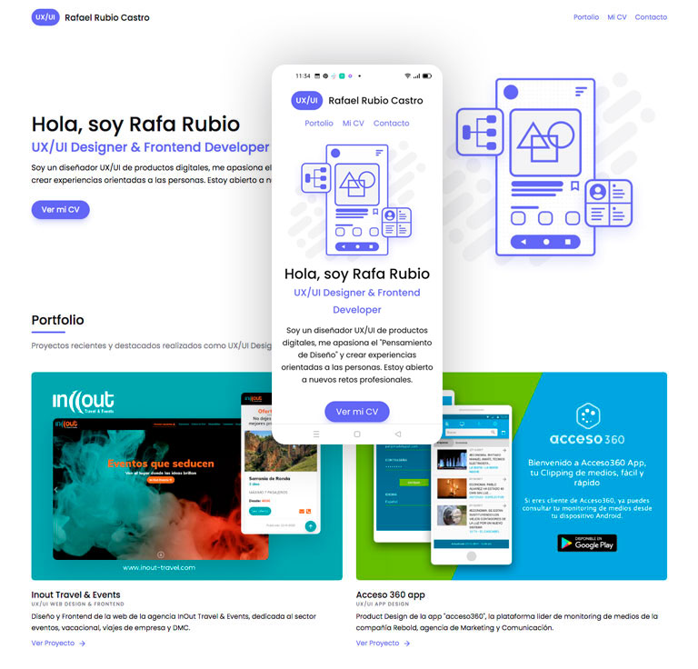 RAFAEL RUBIO CASTRO - UX/UI DESIGNER & FRONTEND